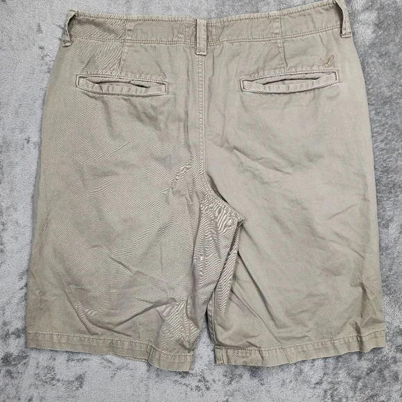 American Eagle mens khaki longboard shorts size 34 excellent used condition - Picture 9 of 9